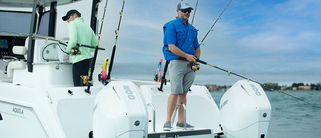 Pescando a bordo del Aquila 28 Molokai