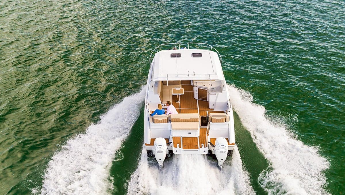 Aquila 36 Sport vu du ciel
