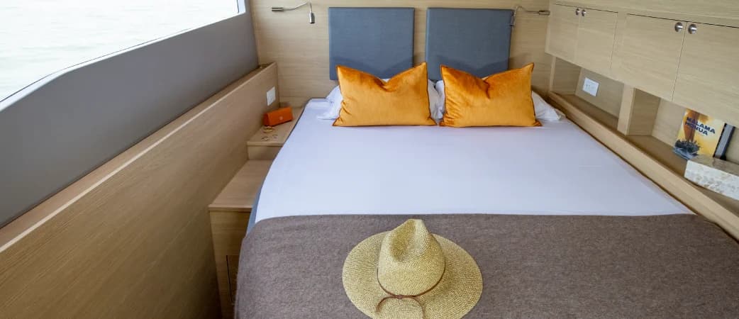 Cabin of the Aquila 54 Yacht