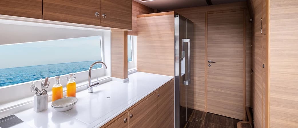 Galley of the Aquila 54 Yacht