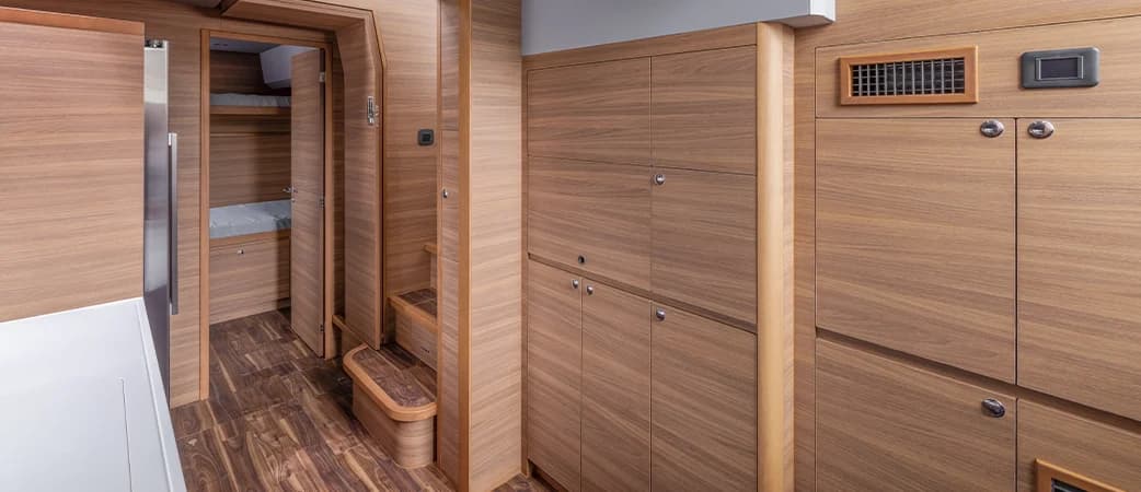 Equipment detail on the Aquila 54 Yacht