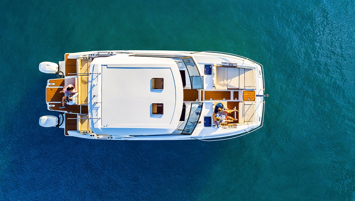 Vue zénithale de l’Aquila 36 Sport